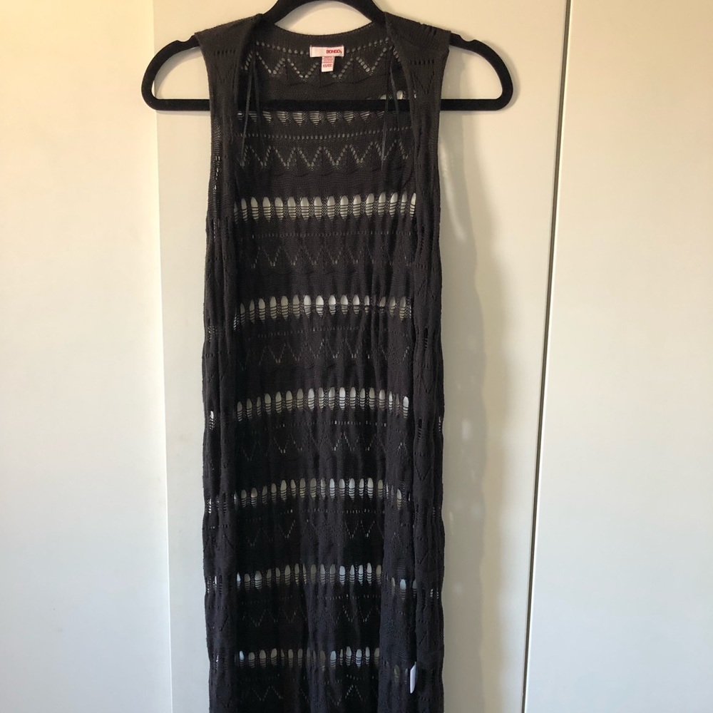 Long Black kimono